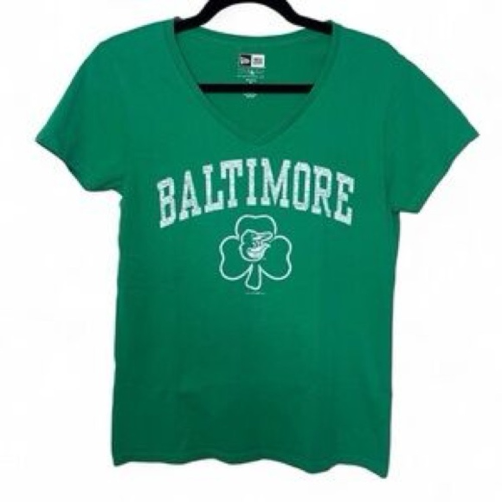 New Era Kelly Green Baltimore Orioles St. Patrick's Day Shamrock Tee ☘️